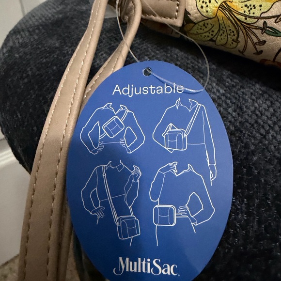 Multi Sac  Floral  Bag NWT - Picture 3 of 9